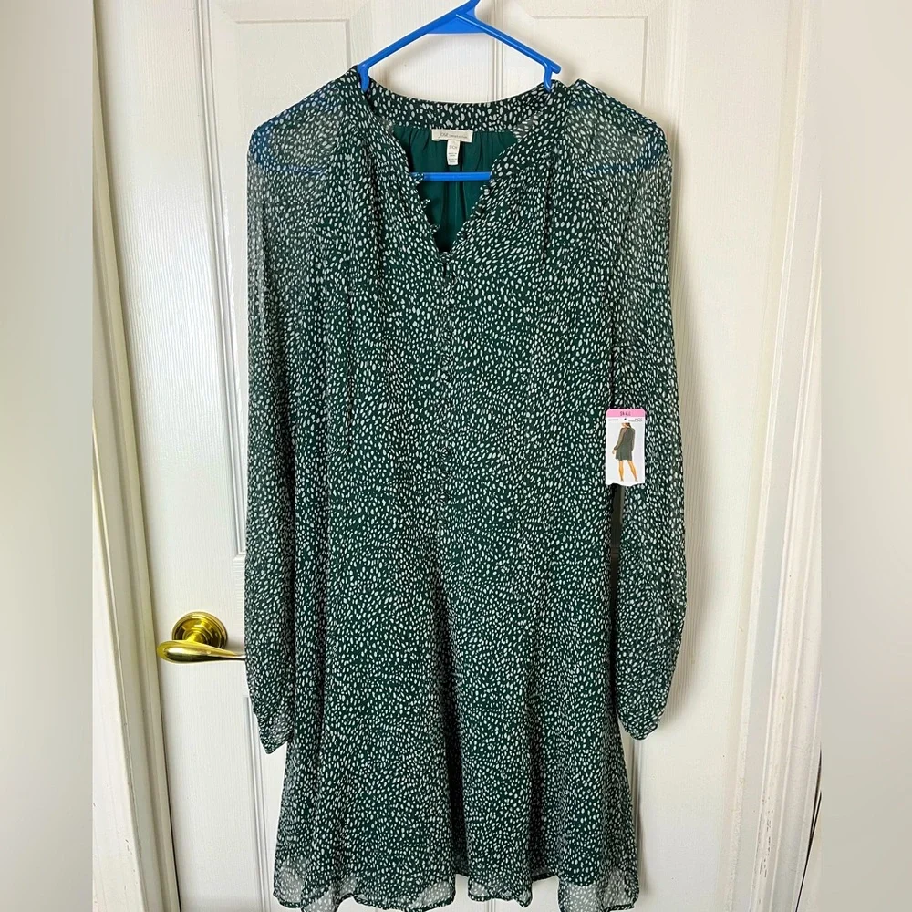 Joie limited edition balloon sleeve arctic animal spot dress, size S - Picture 1 of 10